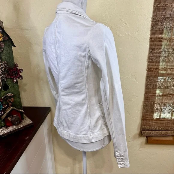 Juicy Couture White Jean Jacket - Picture 8 of 9
